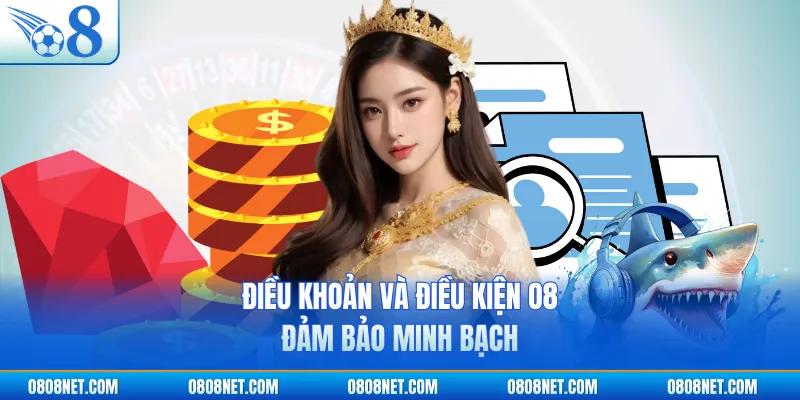 Điều khoản và điều kiện O8 đảm bảo minh bạch